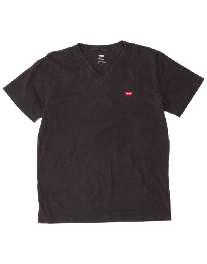 LEVI'S Mens Standard T-Shirt Top Medium Black Cotton