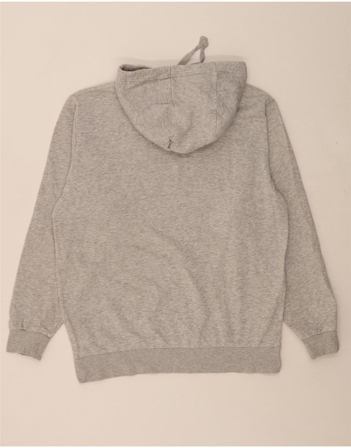KAPPA Mens Graphic Hoodie Jumper Large Grey Cotton Vintage Kappa and Second-Hand Kappa from Messina Hembry 