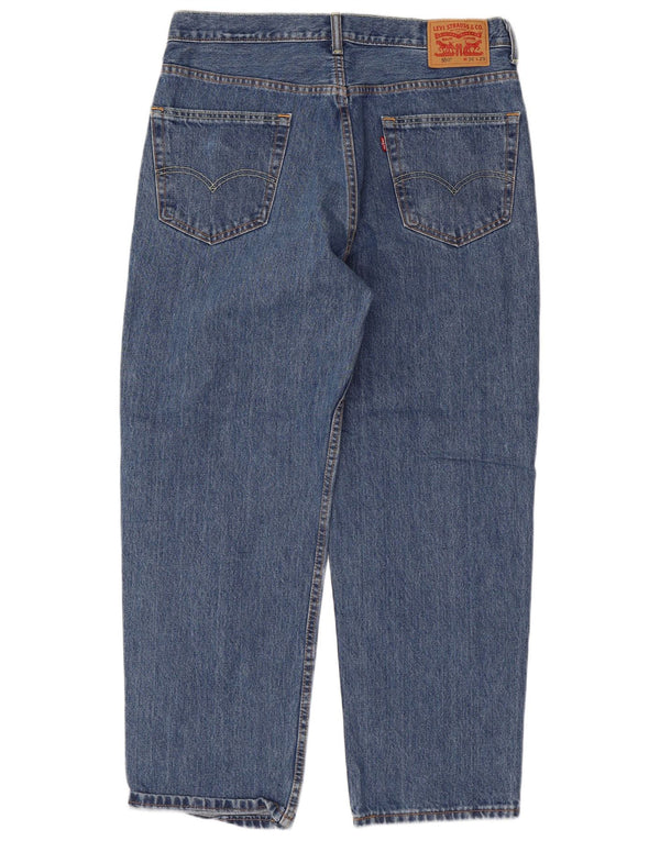 Levi's Mens Relaxed Fit Straight Jeans W36 L29 Blue Cotton