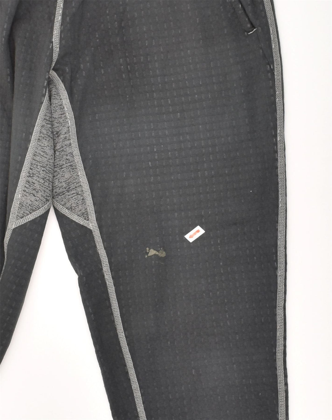 ADIDAS Womens Tracksuit Trousers Medium Grey Colourblock Cotton | Vintage Adidas | Thrift | Second-Hand Adidas | Used Clothing | Messina Hembry 