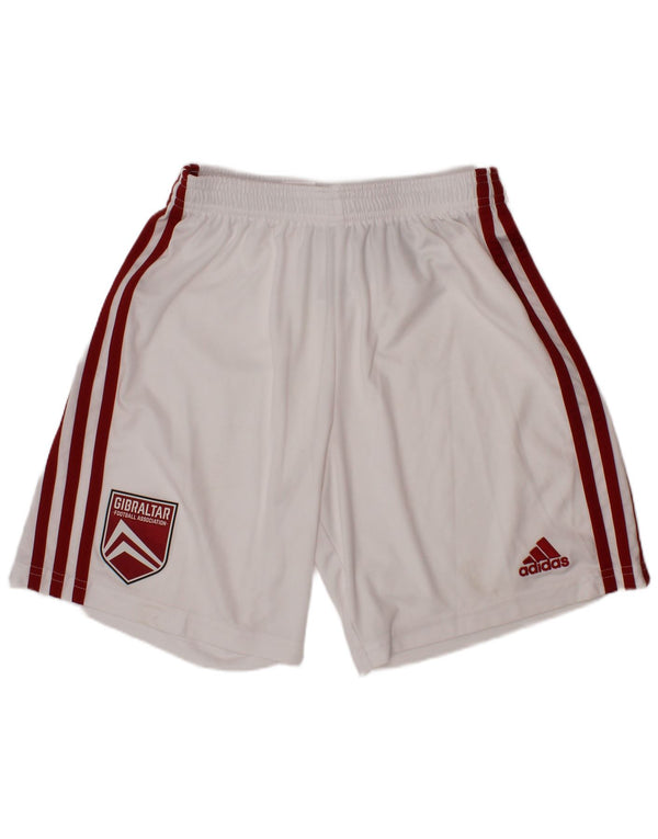 Adidas Boys Aeroready Sport Shorts 11-12 Years  White Polyester