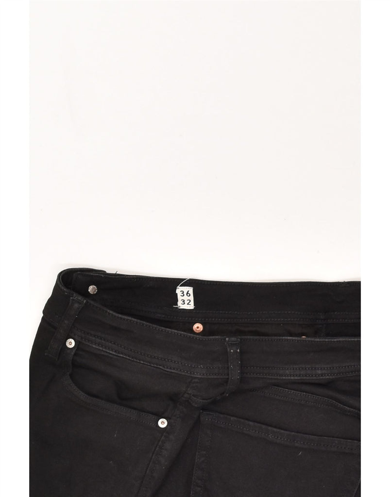 JACK & JONES Mens Liam Skinny Jeans W36 L32 Black Cotton | Vintage Jack & Jones | Thrift | Second-Hand Jack & Jones | Used Clothing | Messina Hembry 