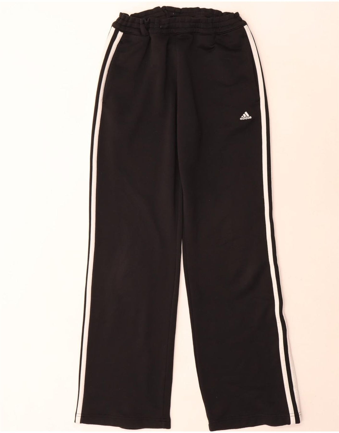 Adidas Womens Full Tracksuit UK 10 Small Black Polyester