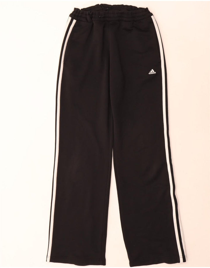 Adidas Womens Full Tracksuit UK 10 Small Black Polyester