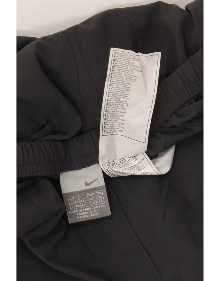 Nike Womens Tracksuit Trousers UK 16/18 XL Grey Polyester