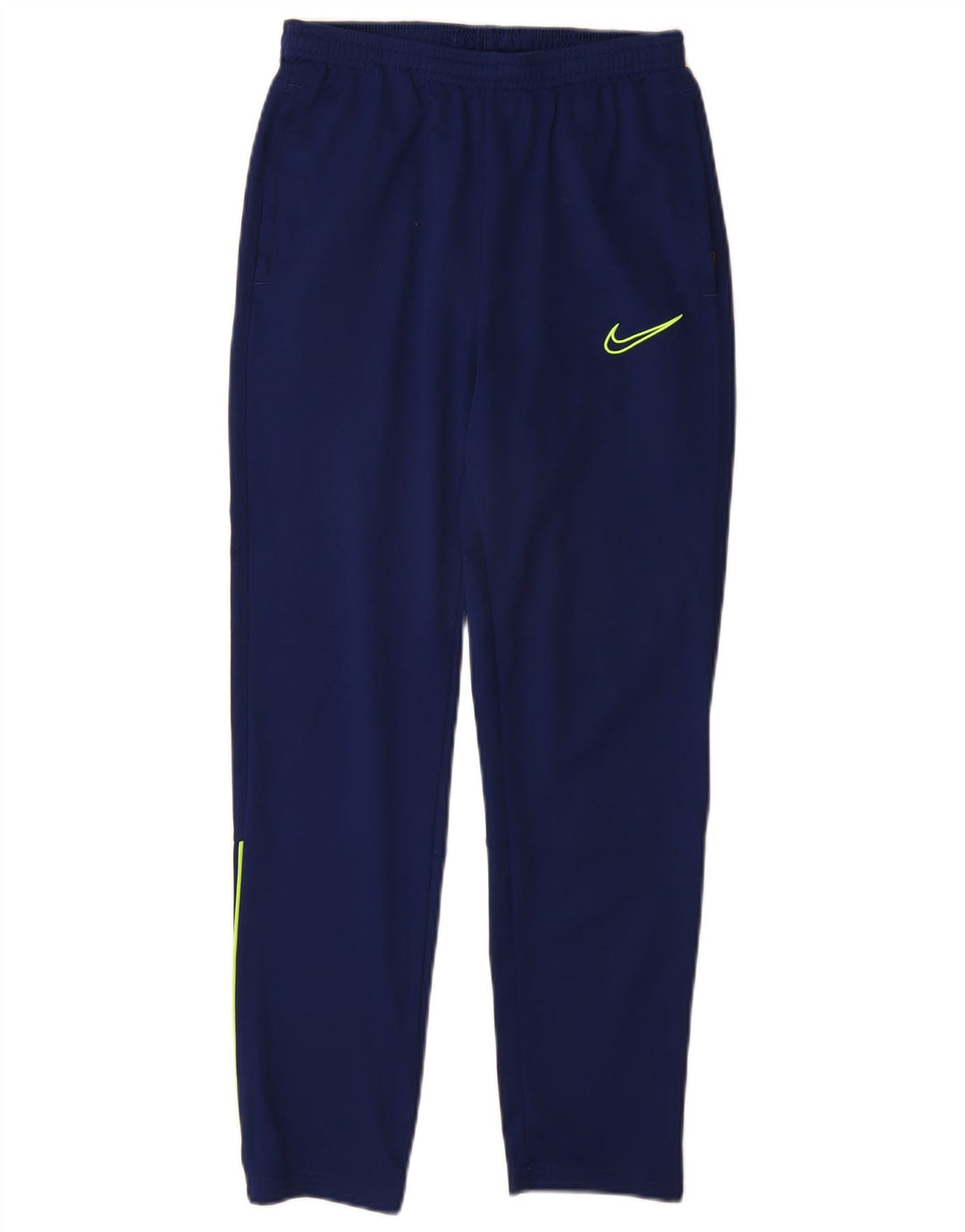 Nike Boys Dri Fit Tracksuit Trousers 13-14 Years XL Navy Blue Polyester