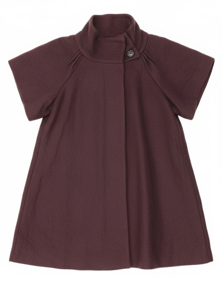 Max & Co. Womens Short Sleeve Overcoat UK 14 Medium Purple