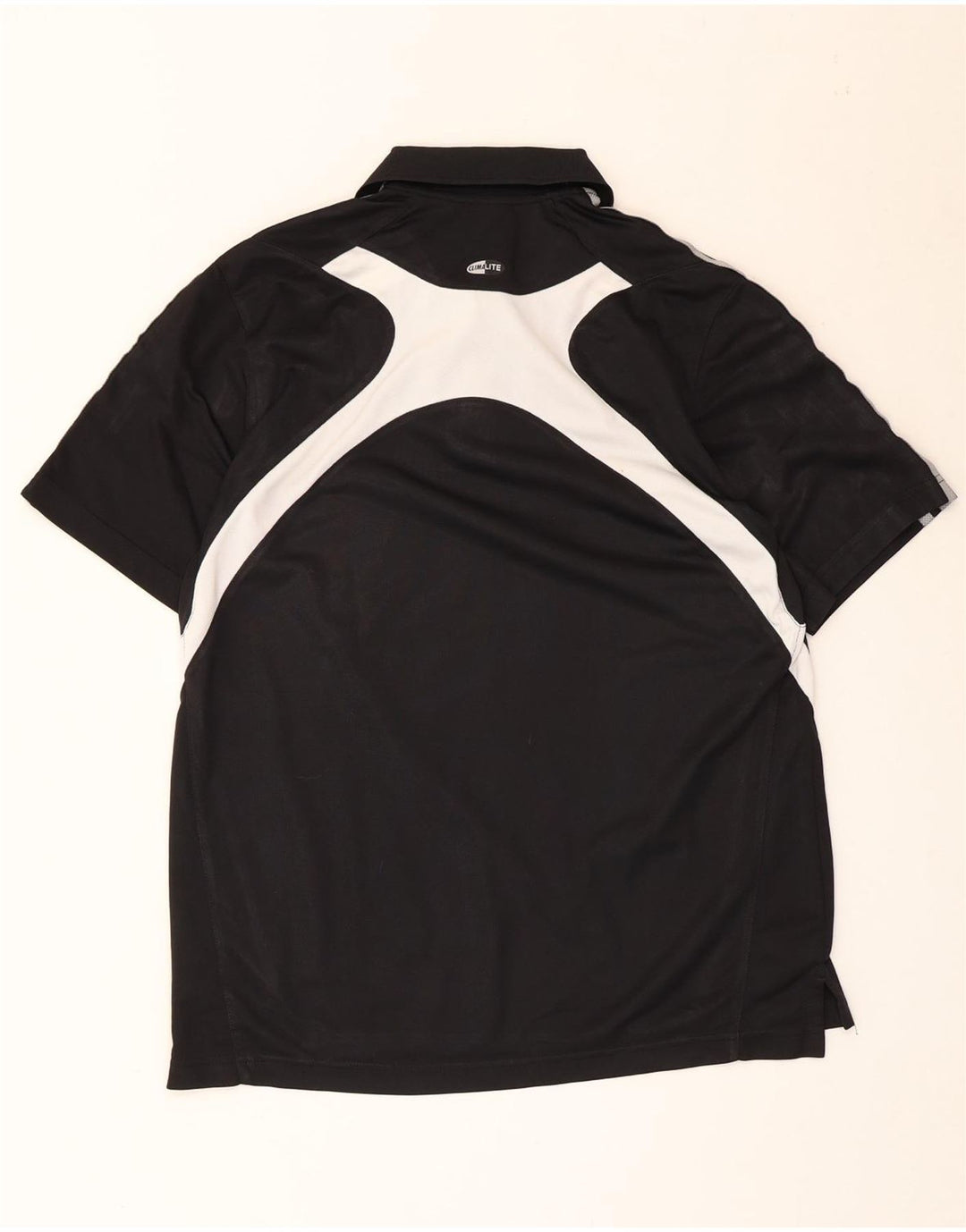 Adidas Mens Clima 365 Polo Shirt Medium Black Colourblock Polyester
