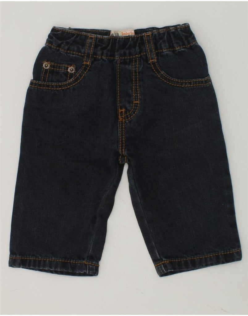 TIMBERLAND Baby Boys Authentic Straight Jeans 3-6 Months W16 L7 Navy Blue | Vintage Timberland | Thrift | Second-Hand Timberland | Used Clothing | Messina Hembry 