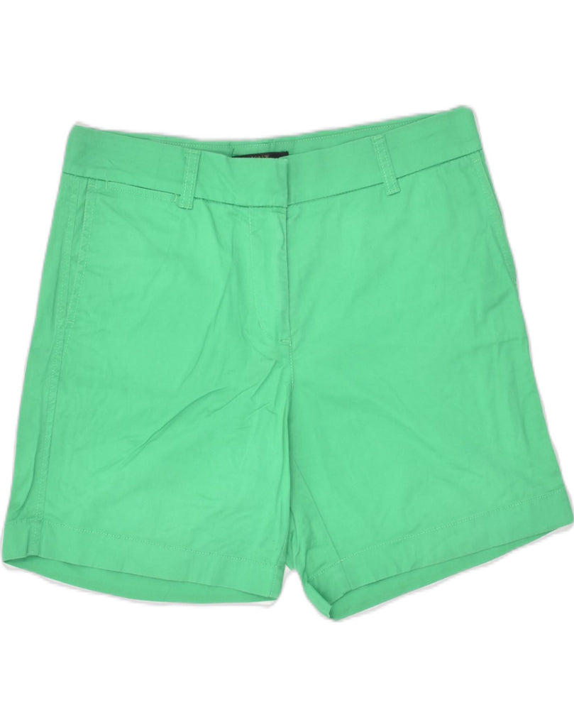 J. CREW Womens Chino Shorts US 6 Medium W32 Green Cotton | Vintage J. Crew | Thrift | Second-Hand J. Crew | Used Clothing | Messina Hembry 