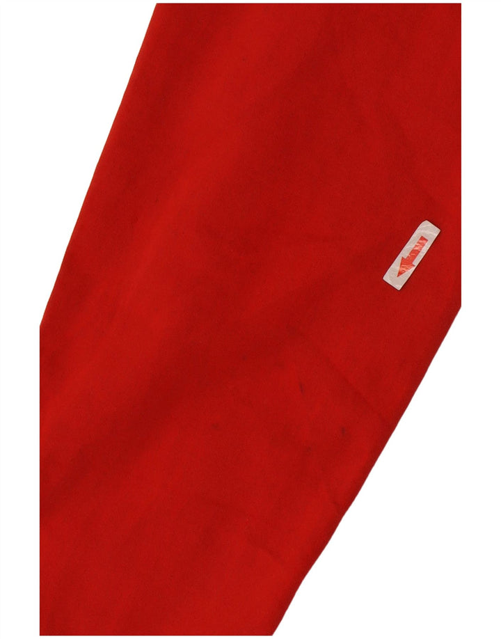 Marks & Spencer Womens Casual Trousers UK 14 Medium W30 L31 Red
