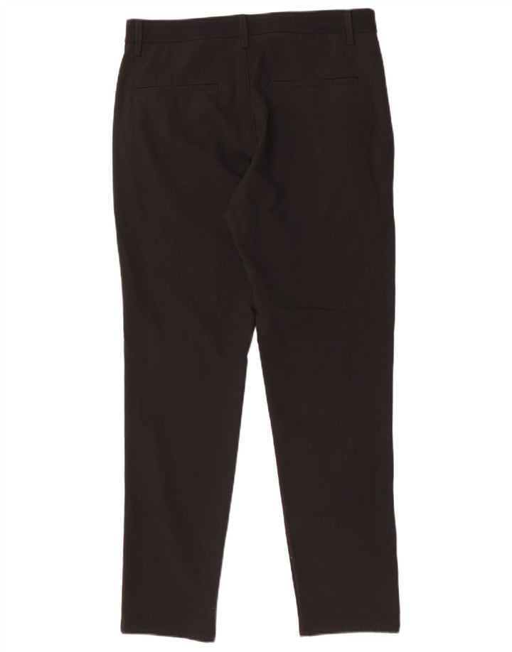Zara Mens Slim Suit Trousers Medium W31 L29 Black Polyester