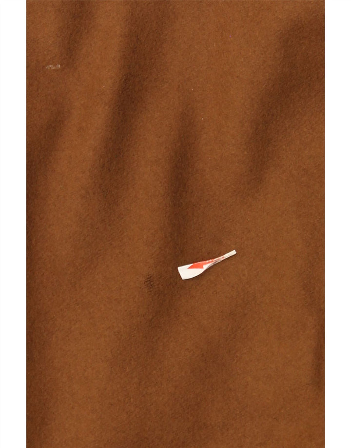 Zara Mens Overcoat UK 38 Medium Brown