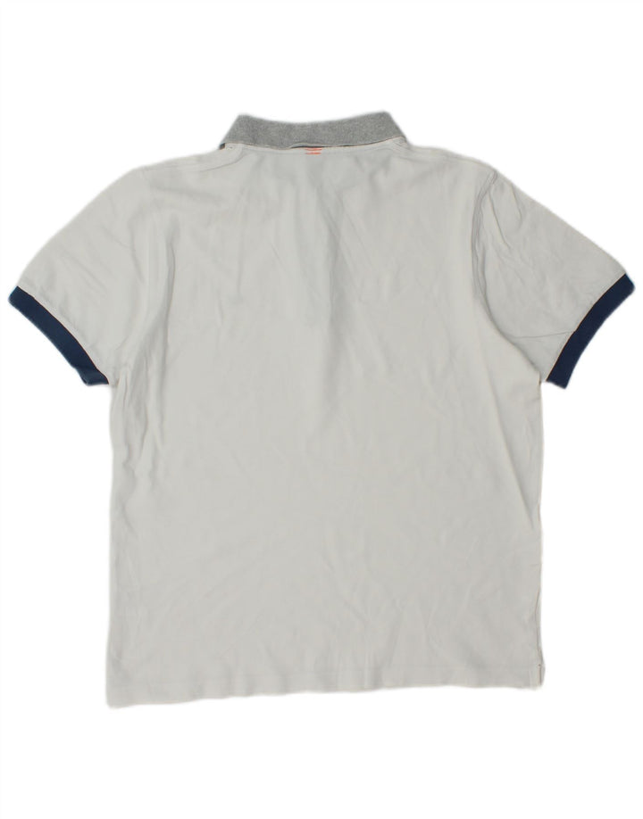 Sun68 Boys Rugby Polo Shirt 13-14 Years Medium White Cotton