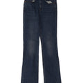 Marks & Spencer Womens Eva Bootcut Jeans UK 8 Small W24 L29 Navy Blue