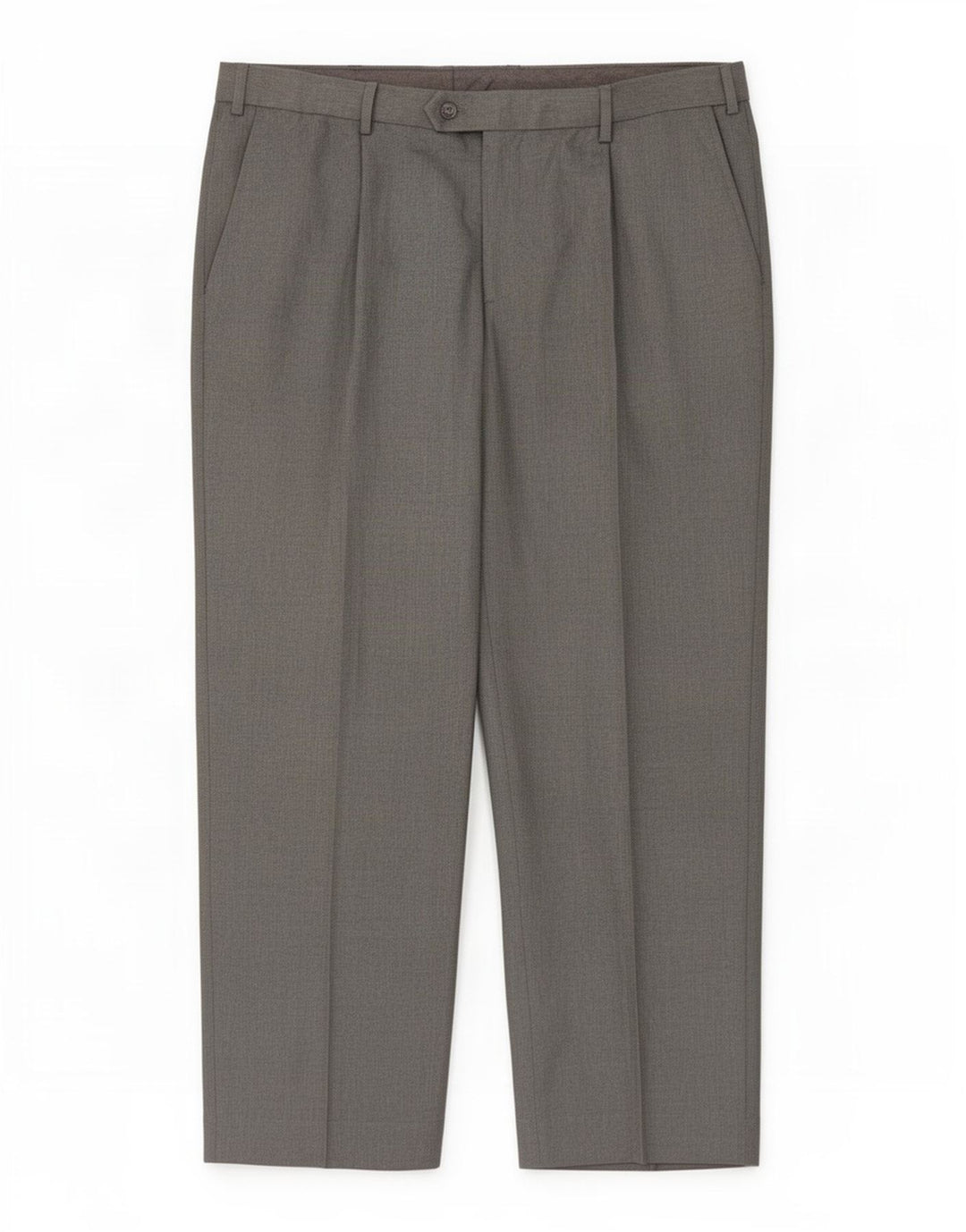 Marks & Spencer Mens Regular Fit Suit Trousers W36 L29 Grey Polyester