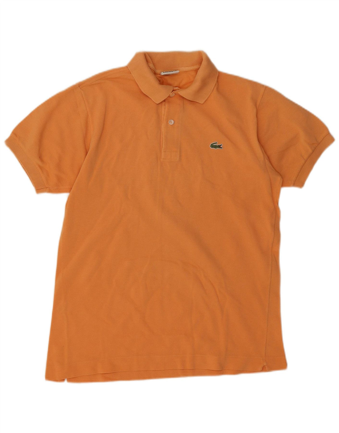 Lacoste Mens Polo Shirt Size 3 Small Orange Cotton