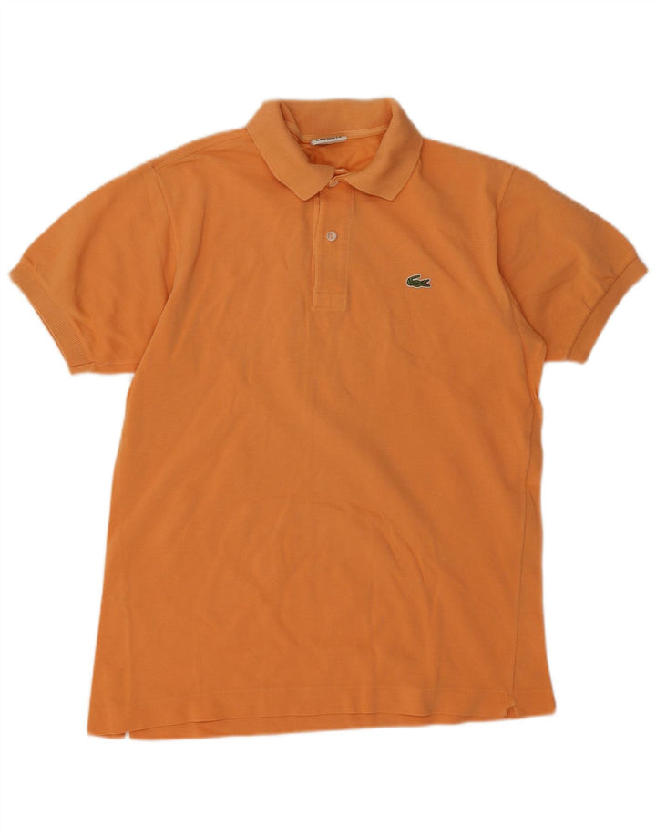 Lacoste Mens Polo Shirt Size 3 Small Orange Cotton