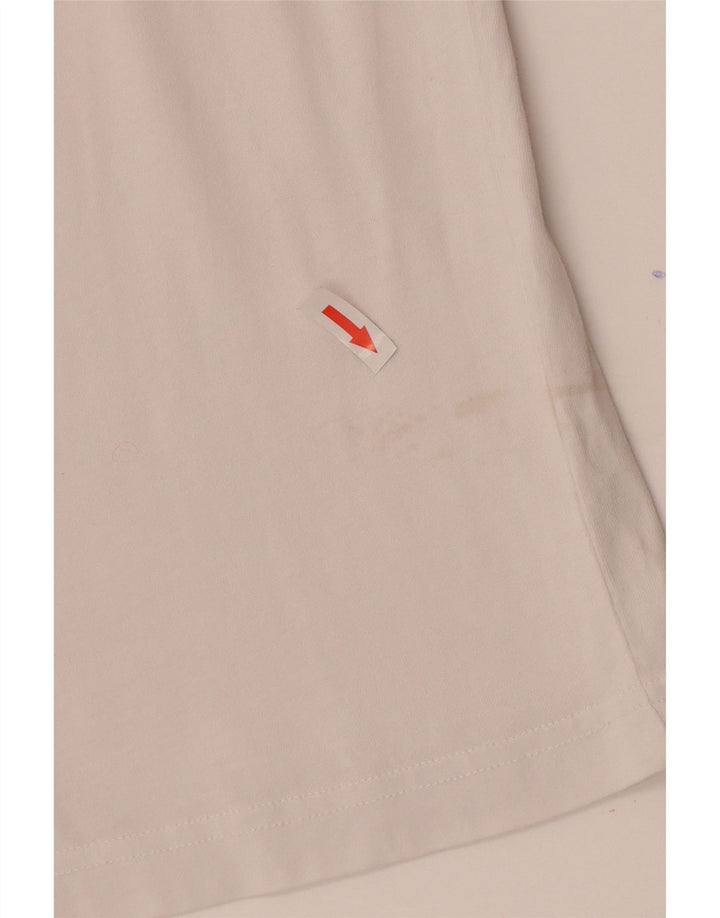 Calvin Klein Mens Graphic T-Shirt Top Medium White Cotton