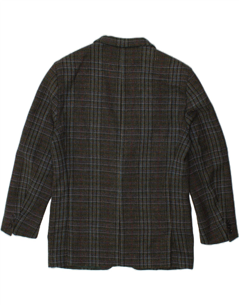 VINTAGE Mens 2 Button Blazer Jacket UK 40 Large Green Check Vintage Vintage and Second-Hand Vintage from Messina Hembry 