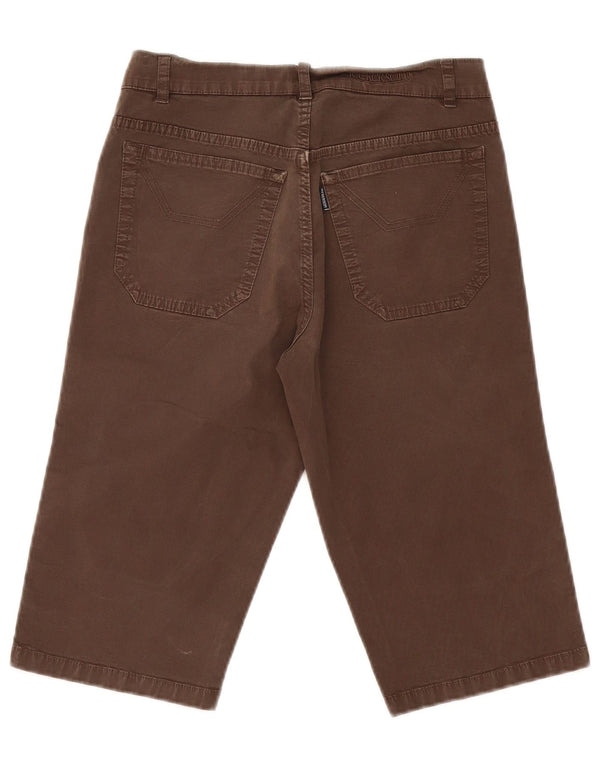 Jeckerson Womens Casual Shorts W30 Medium Brown Cotton