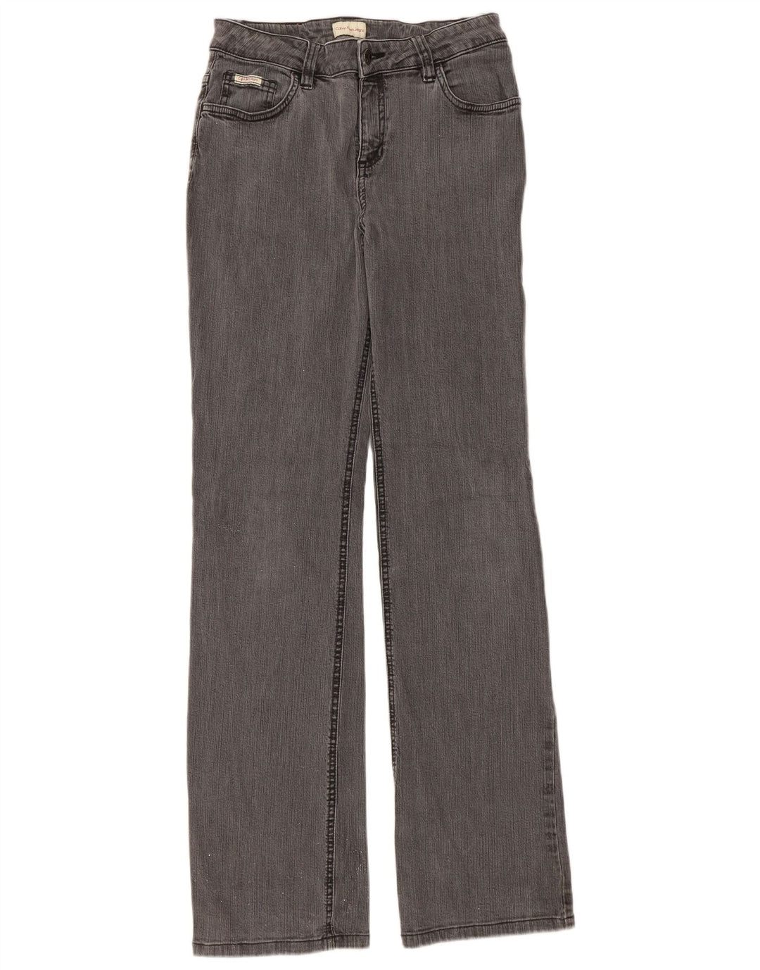 CALVIN KLEIN Womens Bootcut Jeans W28 L32 Grey