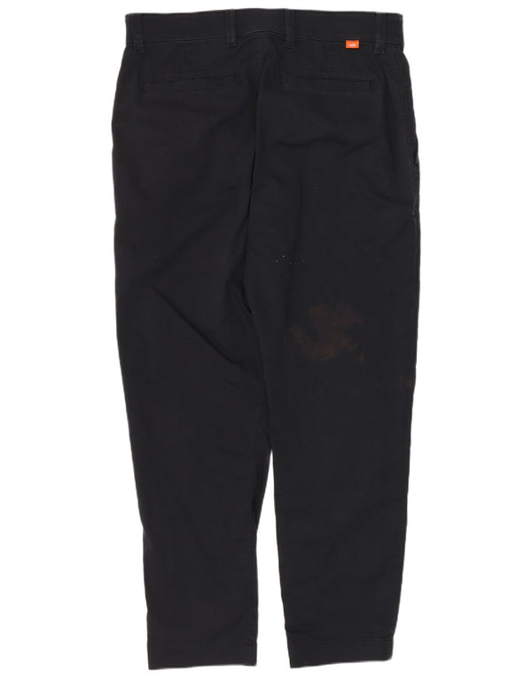 Nike Mens Dri Fit Crop Standard Chino Trousers W32 L26 Black Cotton