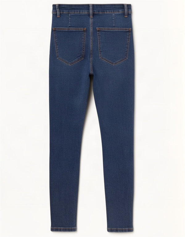 Zara Womens Skinny Jeans EU 38 Small W28 L27 Blue Cotton
