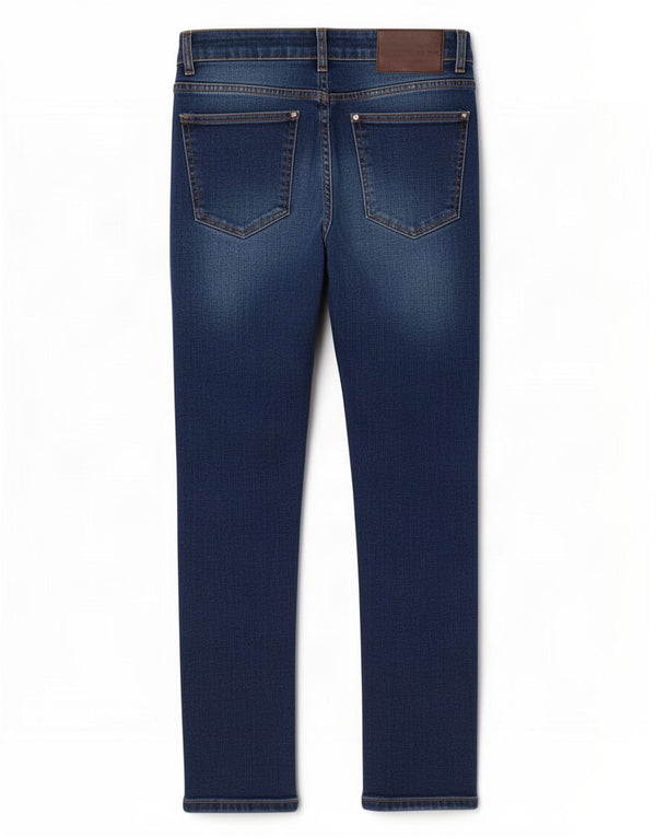Zara Mens Slim Jeans EU 42 Large W32 L29 Blue Cotton
