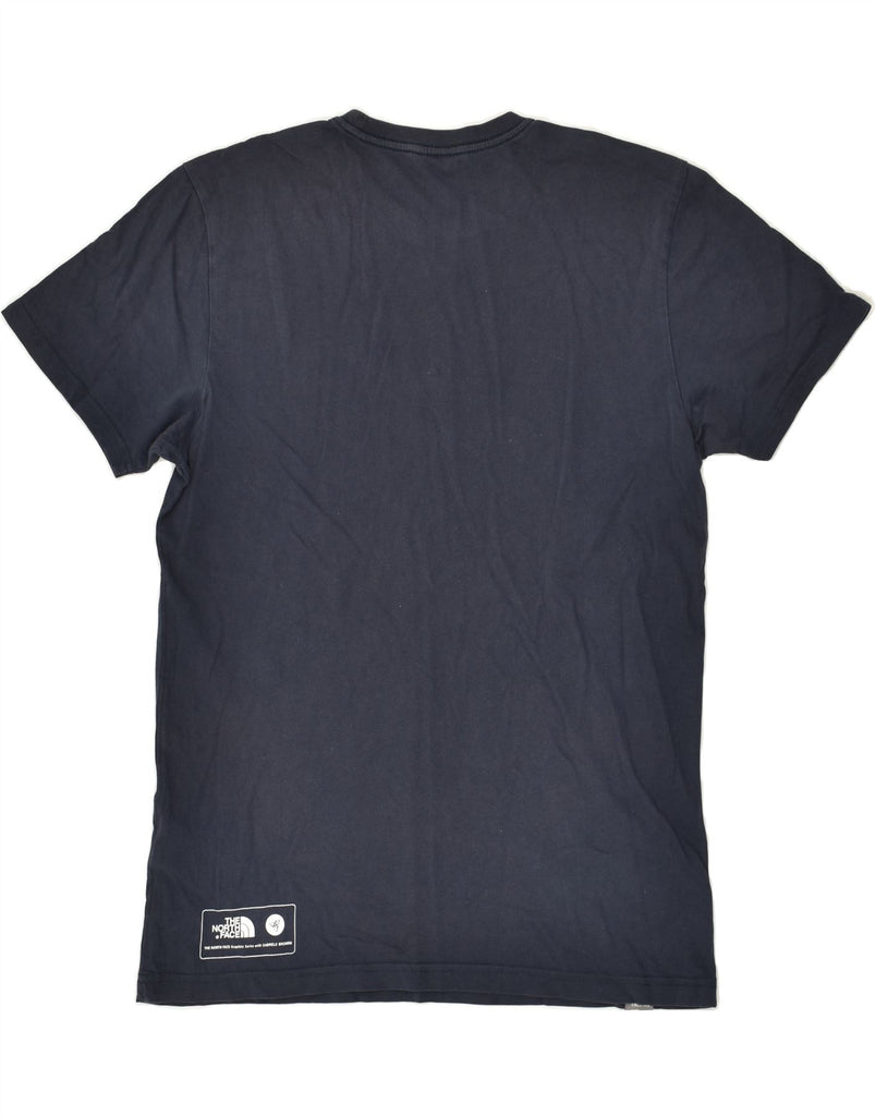 THE NORTH FACE Mens Graphic T-Shirt Top Medium Navy Blue Cotton | Vintage The North Face | Thrift | Second-Hand The North Face | Used Clothing | Messina Hembry 