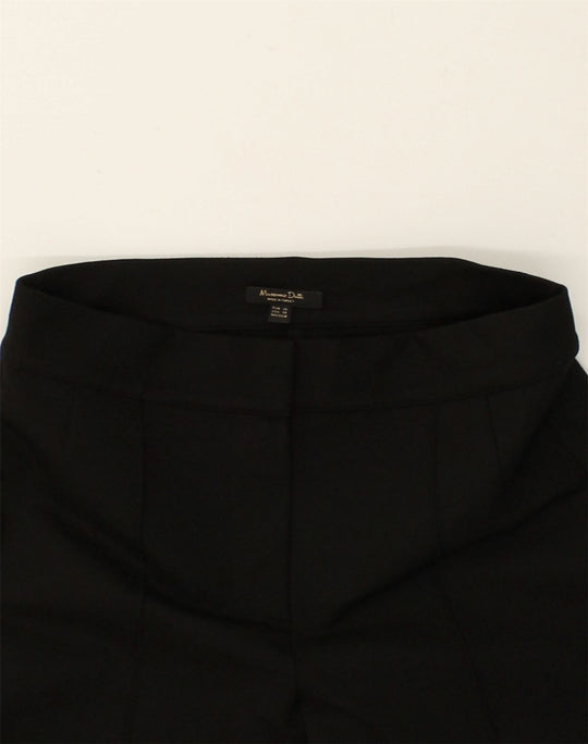 Bi-stretch wool suit trousers · Black · Dressy | Massimo Dutti