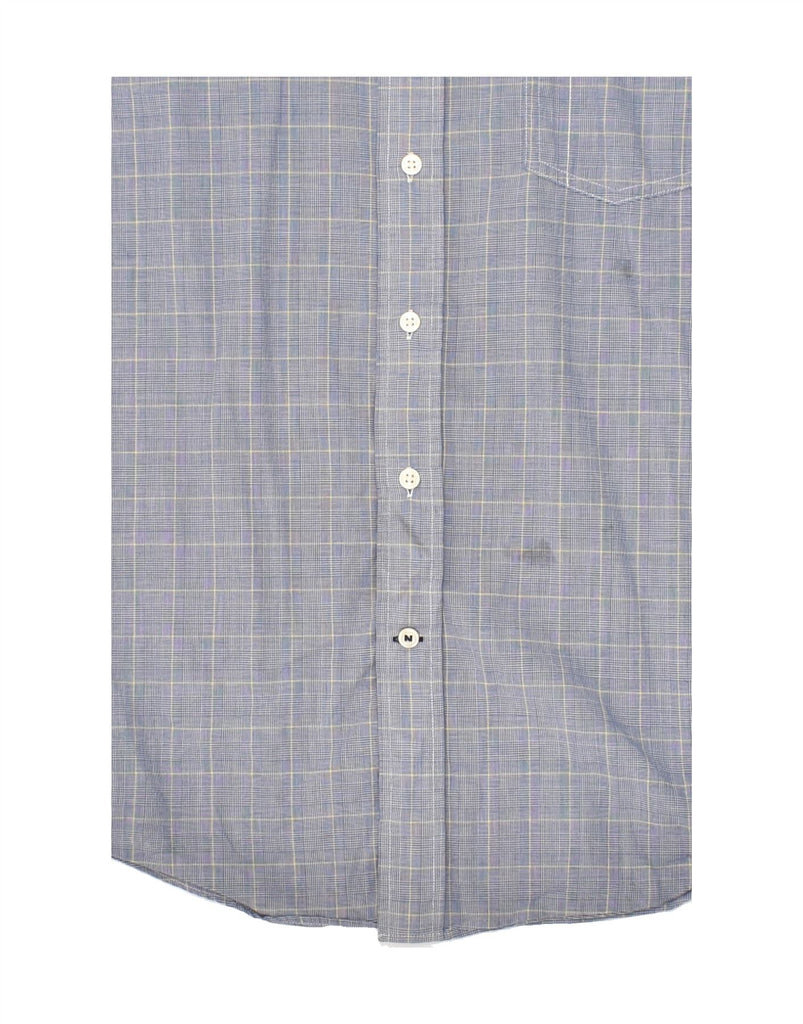 NAUTICA Mens Shirt Small Blue Check Cotton | Vintage Nautica | Thrift | Second-Hand Nautica | Used Clothing | Messina Hembry 