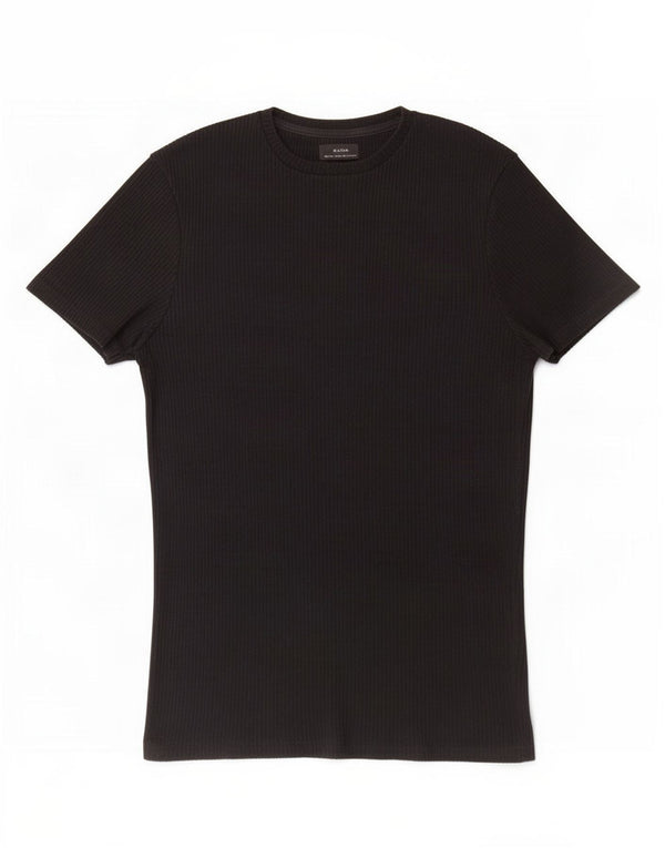 Zara Mens T-Shirt Top Large Black