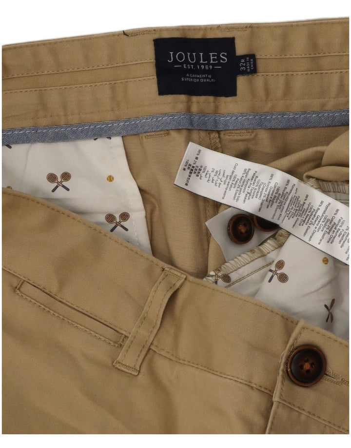 JOULES Mens Chino Shorts W32 Medium Beige Cotton