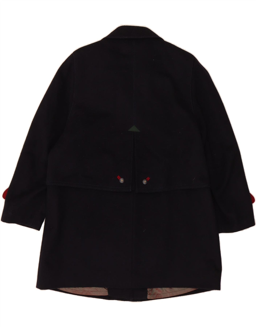 LODEN Womens Overcoat UK 16 Large Navy Blue Wool Vintage Loden and Second-Hand Loden from Messina Hembry 