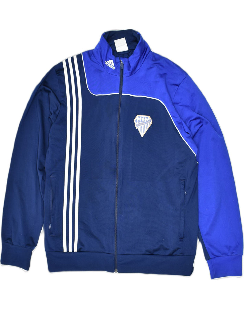 ADIDAS Mens Tracksuit Top Jacket UK 40/42 Medium Blue Colourblock | Vintage | Thrift | Second-Hand | Used Clothing | Messina Hembry 