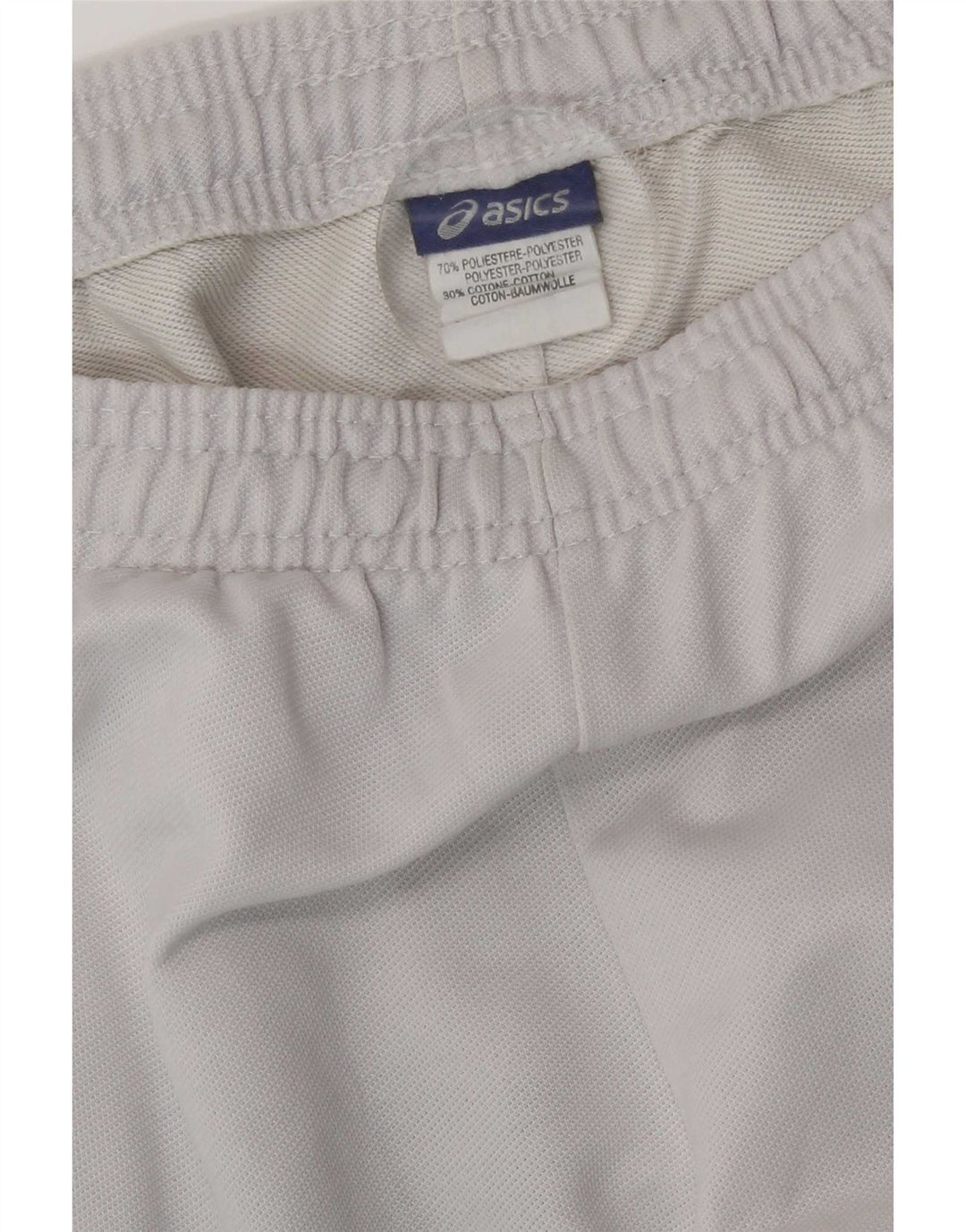 Asics Mens Graphic Tracksuit Trousers Medium Grey Polyester