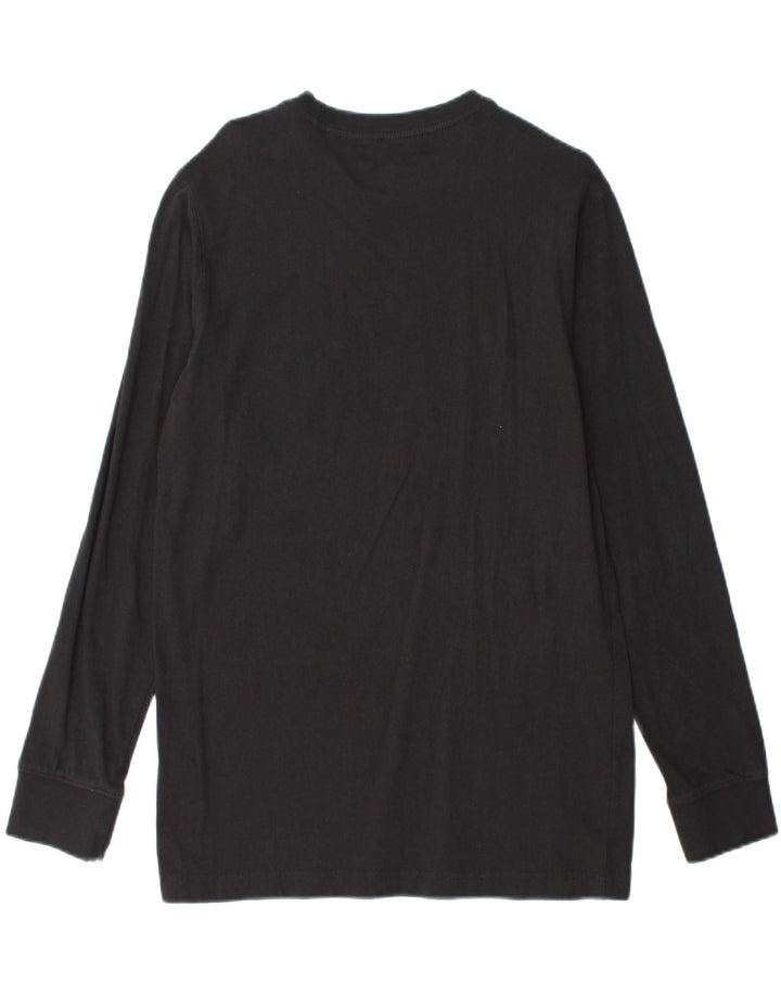 LEE Mens Classic Fit Top Long Sleeve Medium Black Cotton