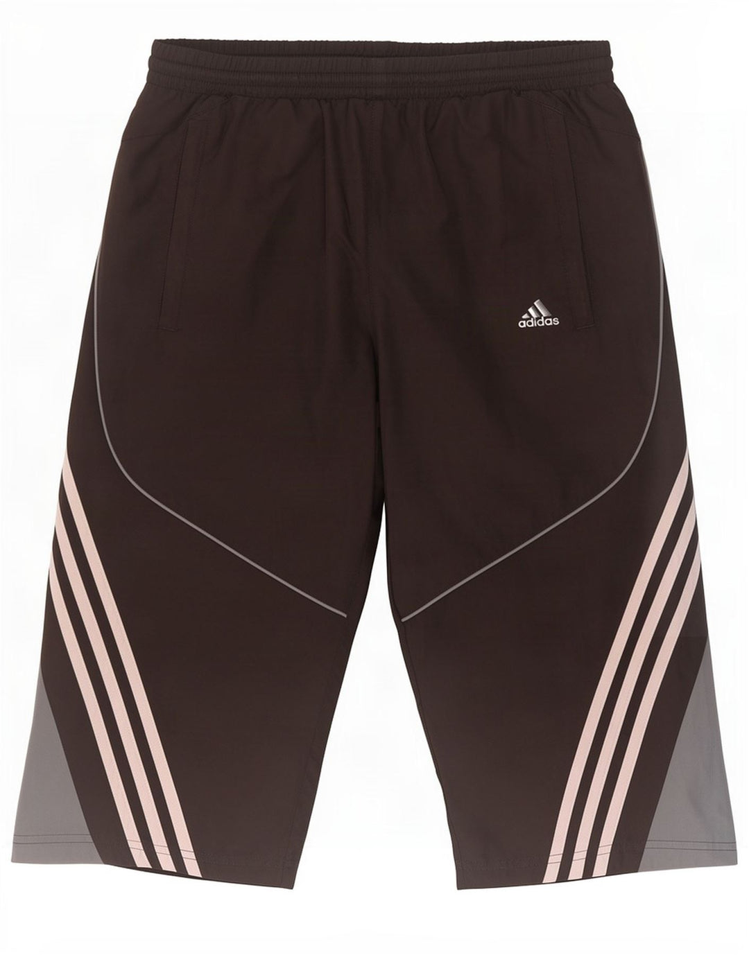 Adidas Mens Bermuda Sport Shorts UK 38 Medium Black Colourblock Polyester