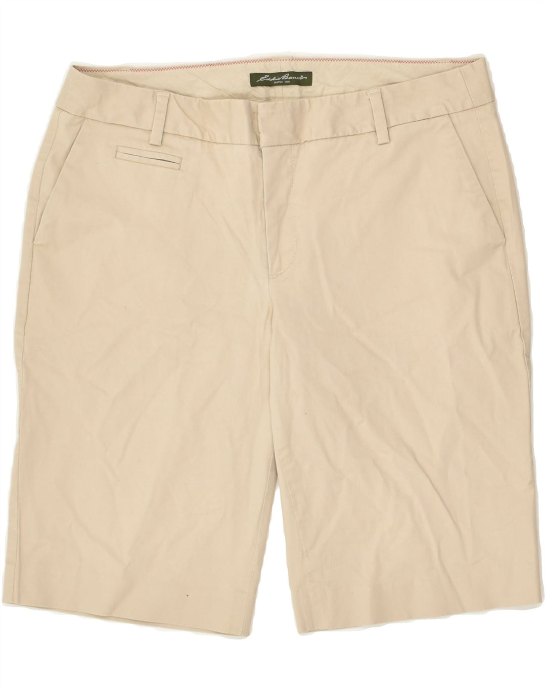 EDDIE BAUER Womens Chino Shorts US 10 Large W32  Beige Cotton Vintage Eddie Bauer and Second-Hand Eddie Bauer from Messina Hembry 