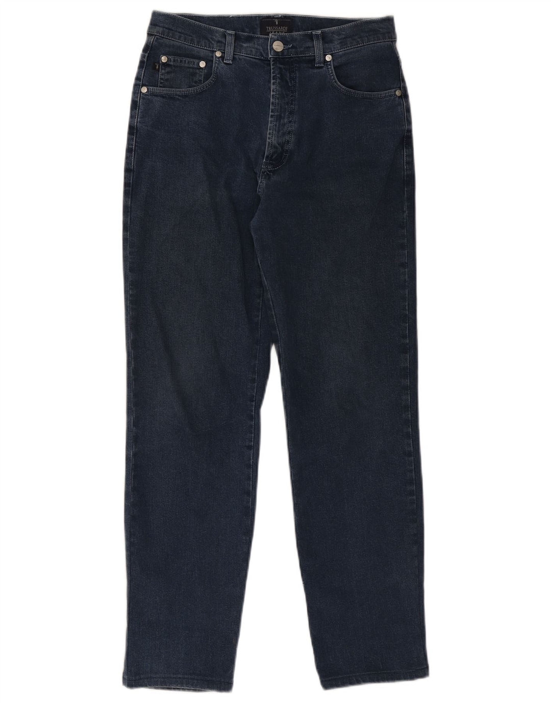 Trussardi Mens Slim Jeans W28 L28 Navy Blue