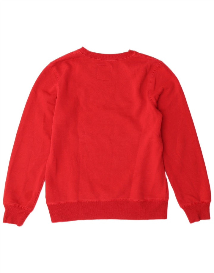 LEVI'S Boys Graphic Sweatshirt Jumper 13-14 Years Red Cotton