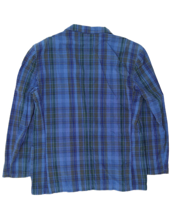 Carrera Mens 2 Button Blazer Jacket UK 40 Large Blue Check