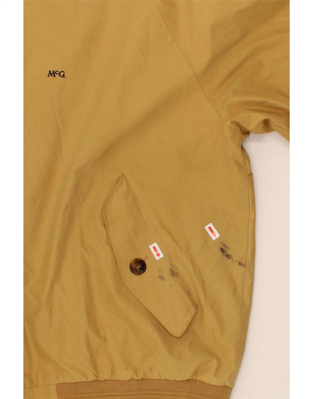 MCGREGOR Mens Bomber Jacket IT 56 3XL Brown Vintage McGregor and Second-Hand McGregor from Messina Hembry 