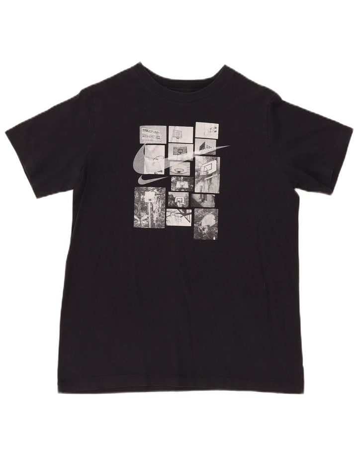 NIKE Womens Graphic T-Shirt Top UK 18 XL Black