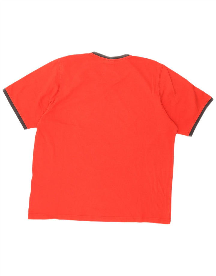 ADIDAS Mens Graphic T-Shirt Top 2XL Red Cotton
