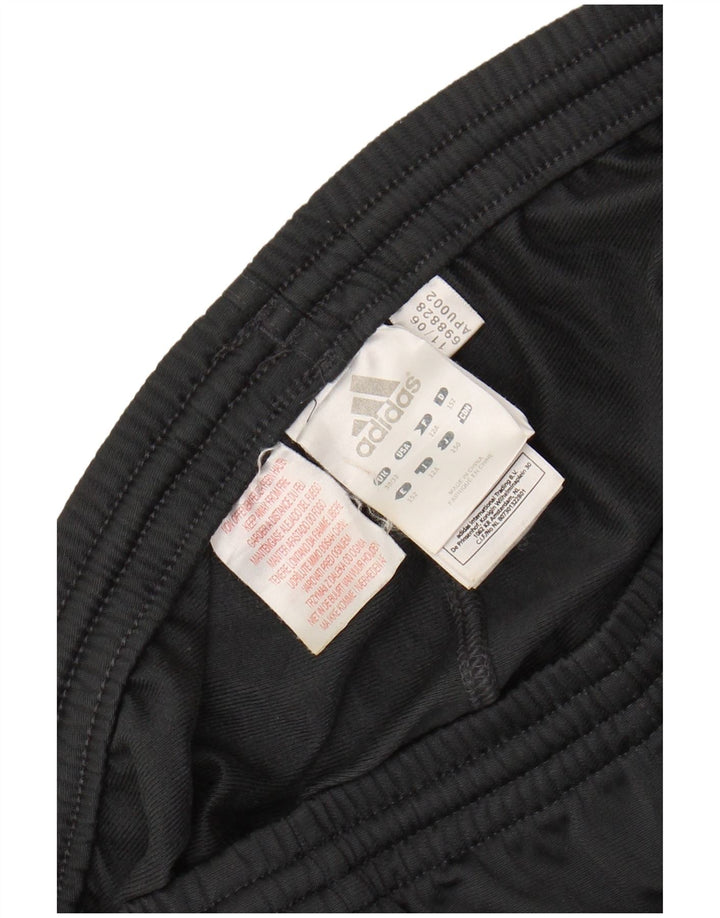 ADIDAS Boys Tracksuit Trousers 11-12 Years  Grey Polyester