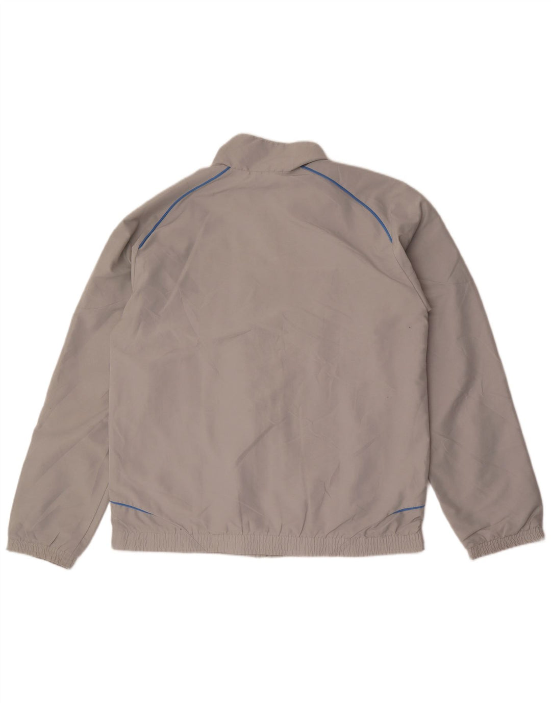 Adidas Mens Tracksuit Top Jacket UK 42/44 Large Grey Polyester