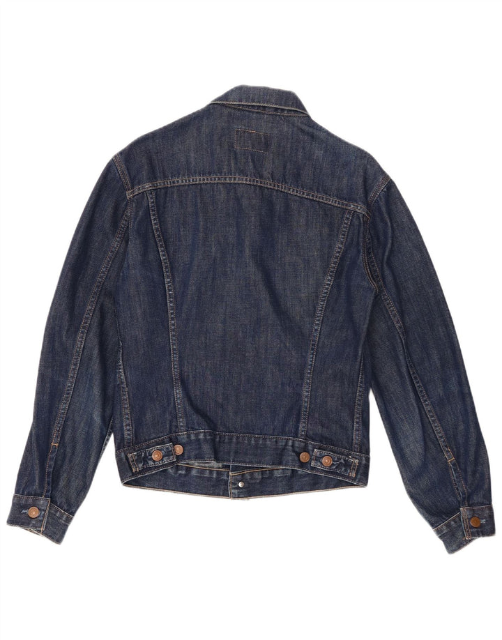 Levi's Girls Denim Jacket 11-12 Years Large Navy Blue Cotton