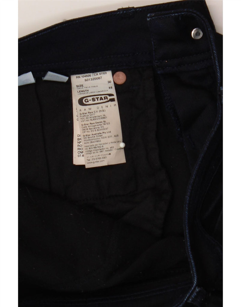 G-STAR Womens Slim Jeans W30 L32 Navy Blue Cotton Vintage G-Star and Second-Hand G-Star from Messina Hembry 